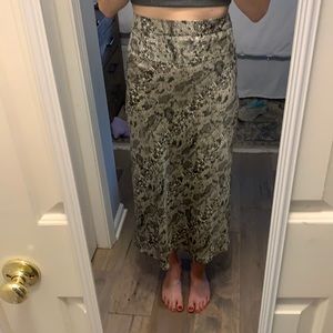 Free people slip midi skirt